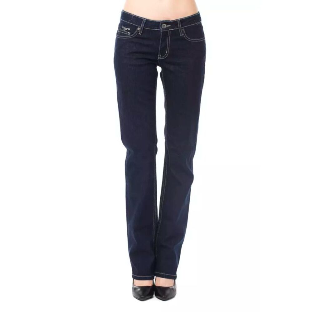 Ungaro Fever Blue Cotton Women Women's Jeans